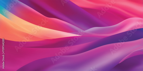 Bright vector background, wavy material, fabric folds