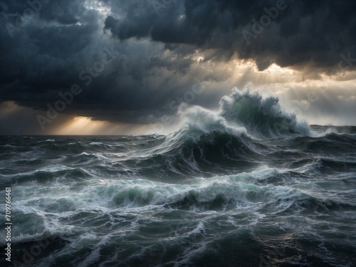 storm over the sea © viva_ai_create