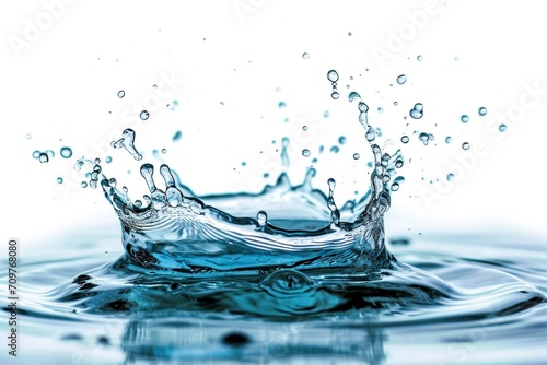 macro shot - splash from a drop of water