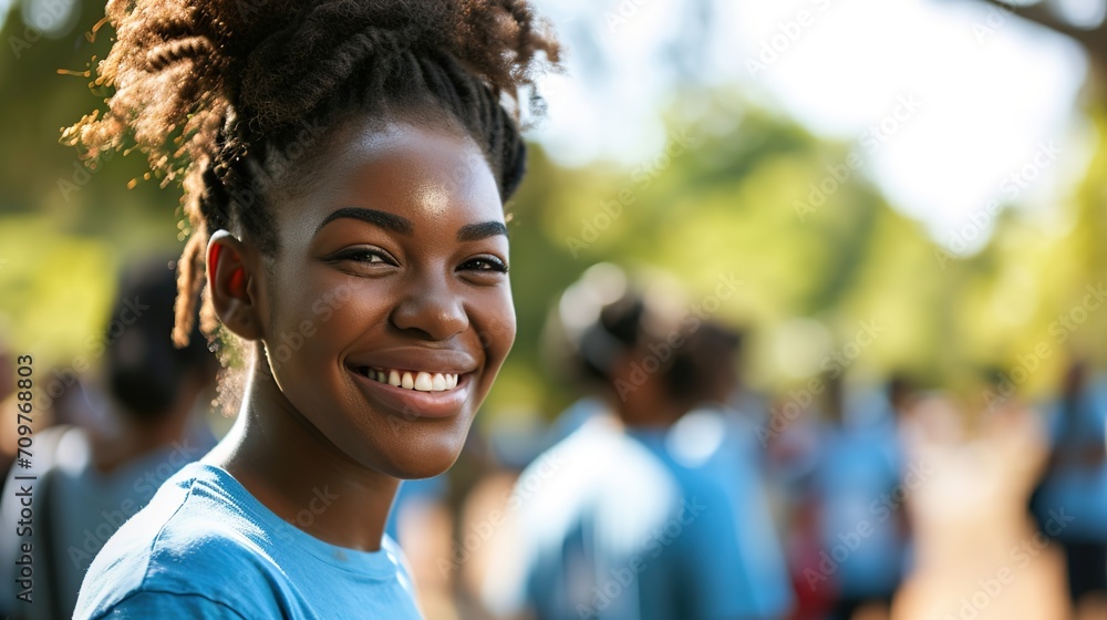 Close-up portrait of a woman with a gentle smile. Close-up portrait of a woman with a gentle smile.