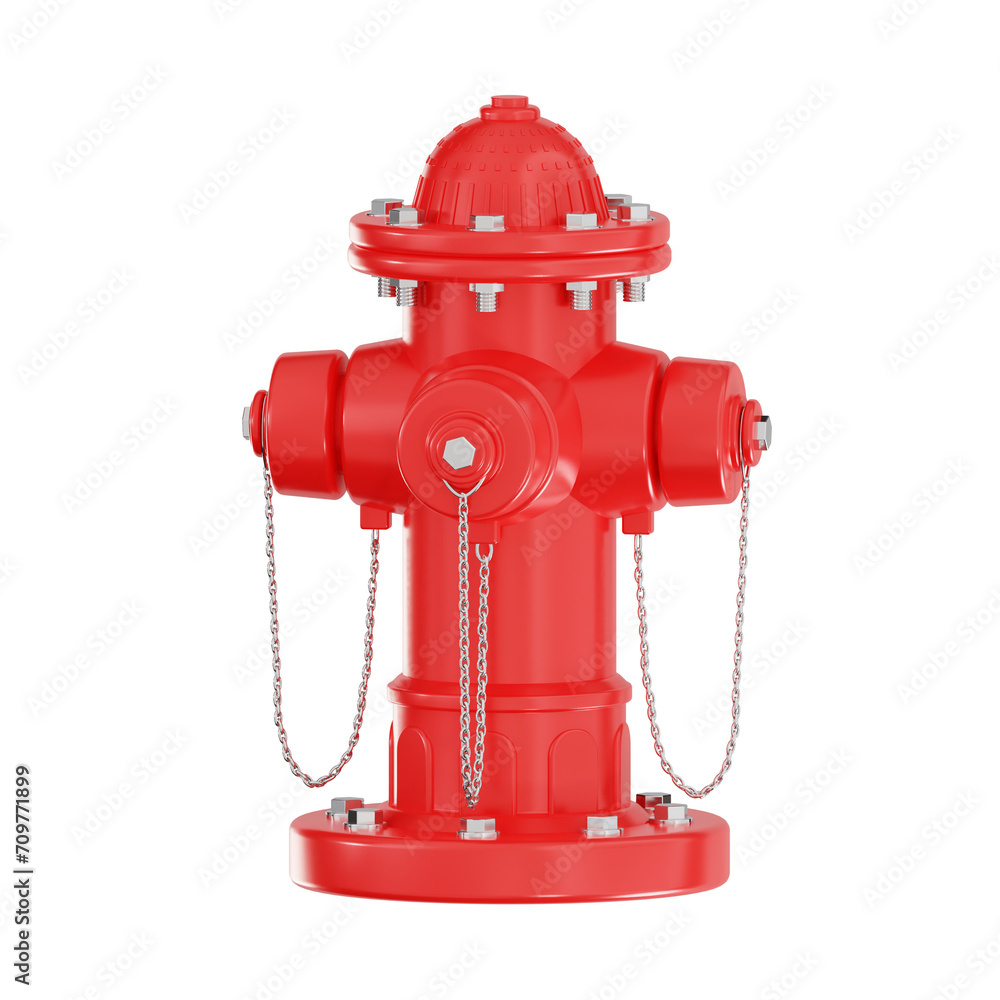3d fire hydrant icon illustration, transparent background, emergency and services 3d set 3d fire hydrant icon illustration, transparent background, emergency and services 3d set