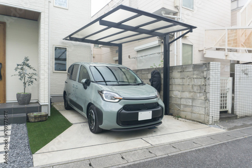 Foto カーポート　住宅の駐車場