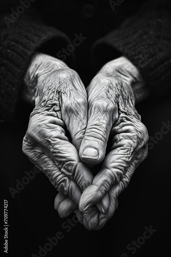old human hands