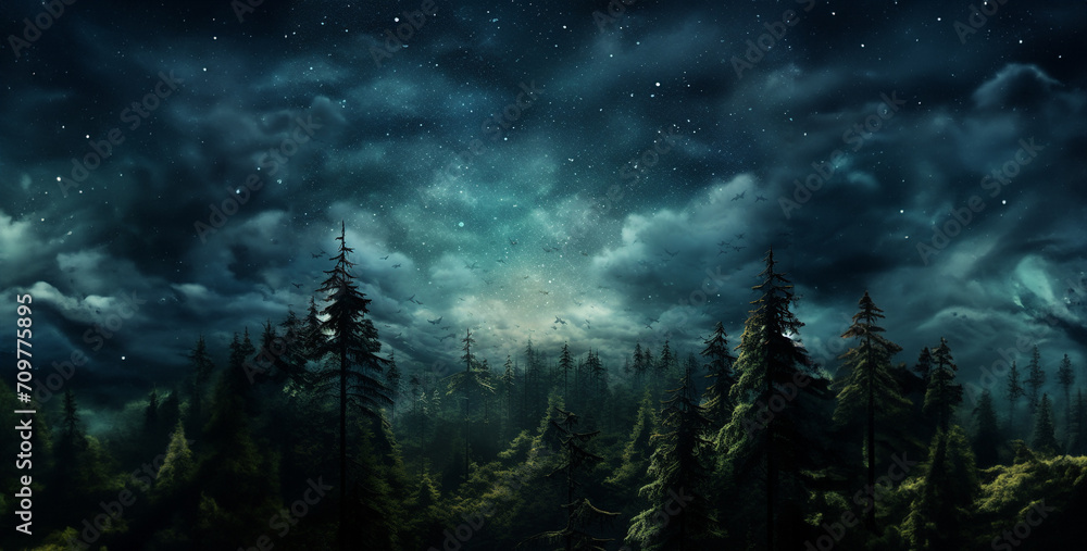 landscape with clouds and moon, landscape with clouds landscape with clouds and moon, landscape with clouds