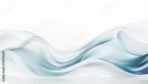 Abstract blue and white wavy background © Prometheus 