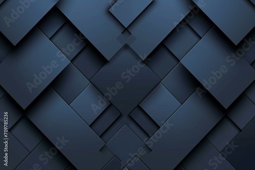 Stylish wallpaper with a modern feel, an abstract design of overlapping geometric shapes in shades of cool blues and greys. Generative AI