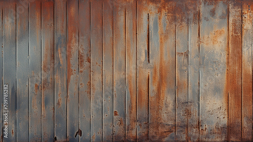 dirty rusty corrugated metal texture photo