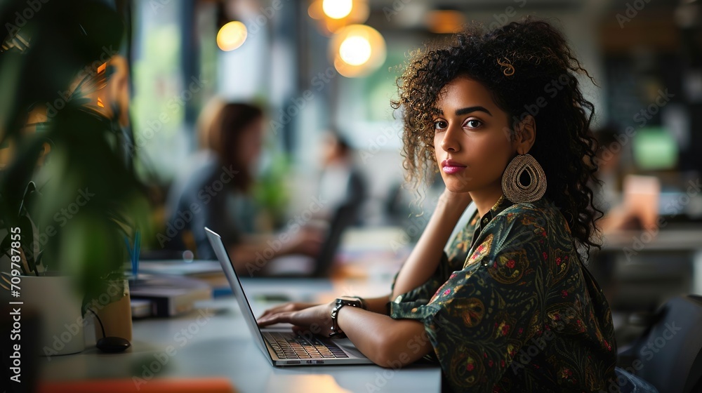 Seated in front of a laptop, a person is engrossed in its warm glow. Seated in front of a laptop, a person is engrossed in its warm glow.