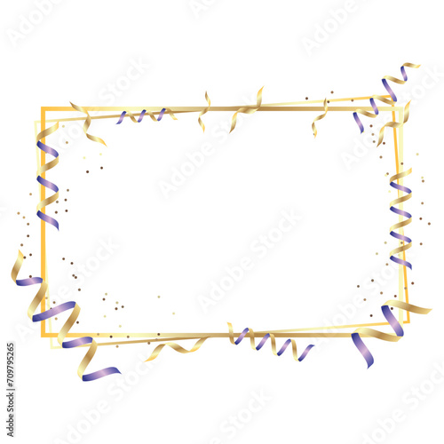 Festive frame for party or birthday