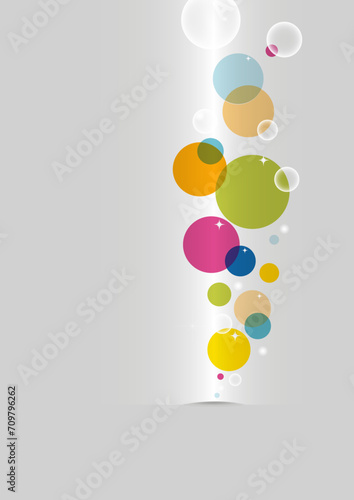 Vorlage bunte Kreise 2