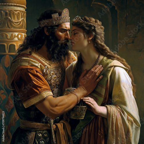 King David and Bathsheba photo
