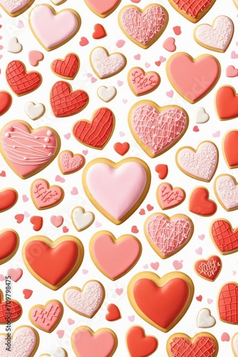 Heart shaped desserts - Valentine's Day theme