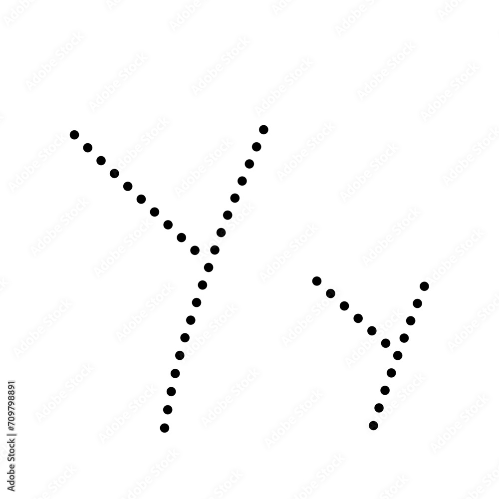 Black and white tracing alphabet 
