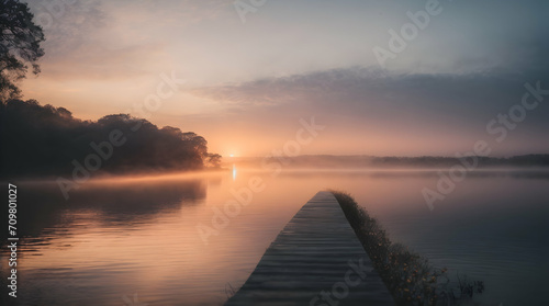 River's Sunlit Serenity at Dawn and Dusk © Gohgah