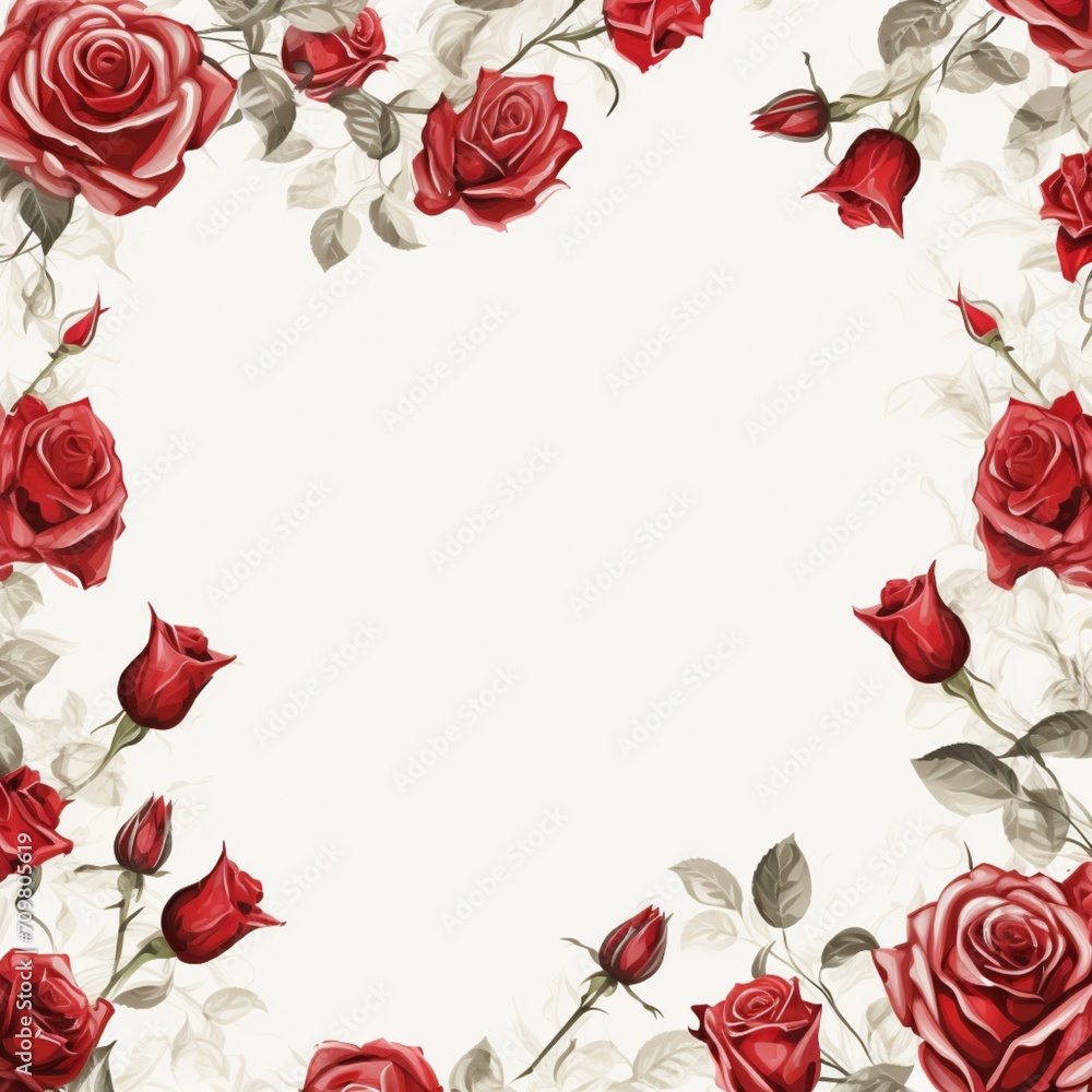custom made wallpaper toronto digitalred rose frame