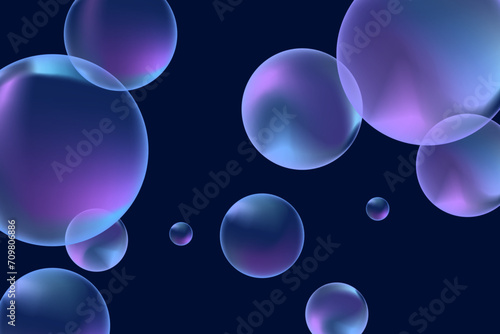 Modern realistic water bubbles, great design for any purposes.