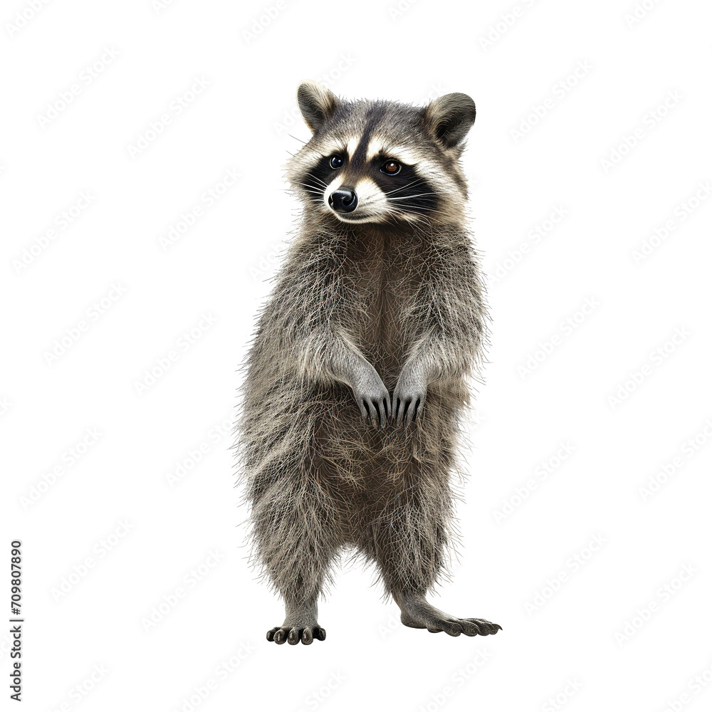 raccoon isolated on background. raccoon isolated on background.
