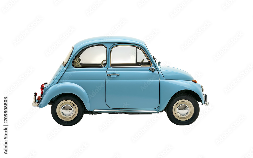 Micro Car on Transparent Background