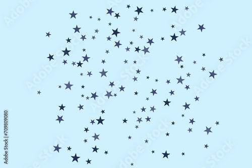Star confetti. Abstract casual confetti background. Bright design pattern.
