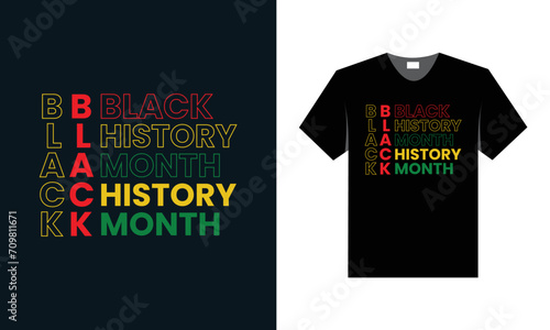best typography t shirt design for black history month