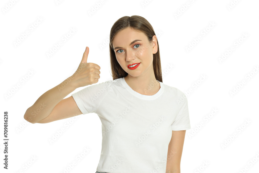 PNG, emotional, beautiful girl isolated on white background. PNG, emotional, beautiful girl isolated on white background.