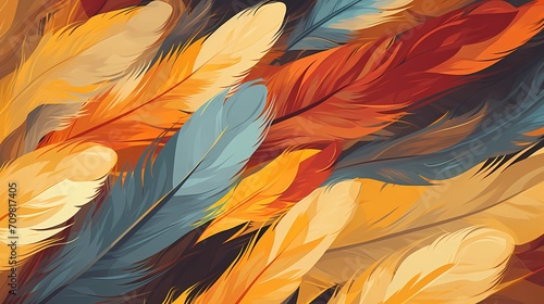 bird feathers background pattern  banner  wings background picture  seamless background