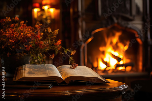Fireside Whispers: A Literary Evening