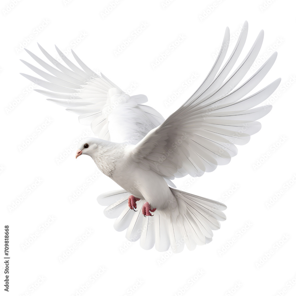 white dove isolated on trasparent background white dove isolated on trasparent background