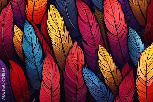 bird feathers background pattern  banner  wings background picture  seamless background