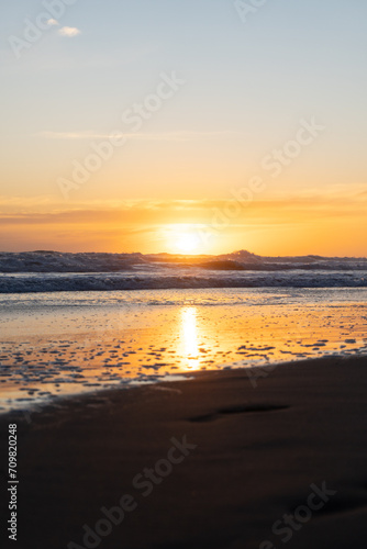 sunset on the beach © Tuqui