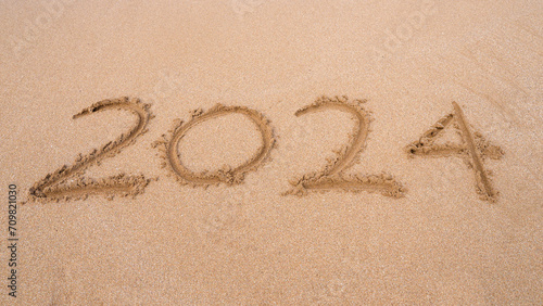 2024 written in the sand