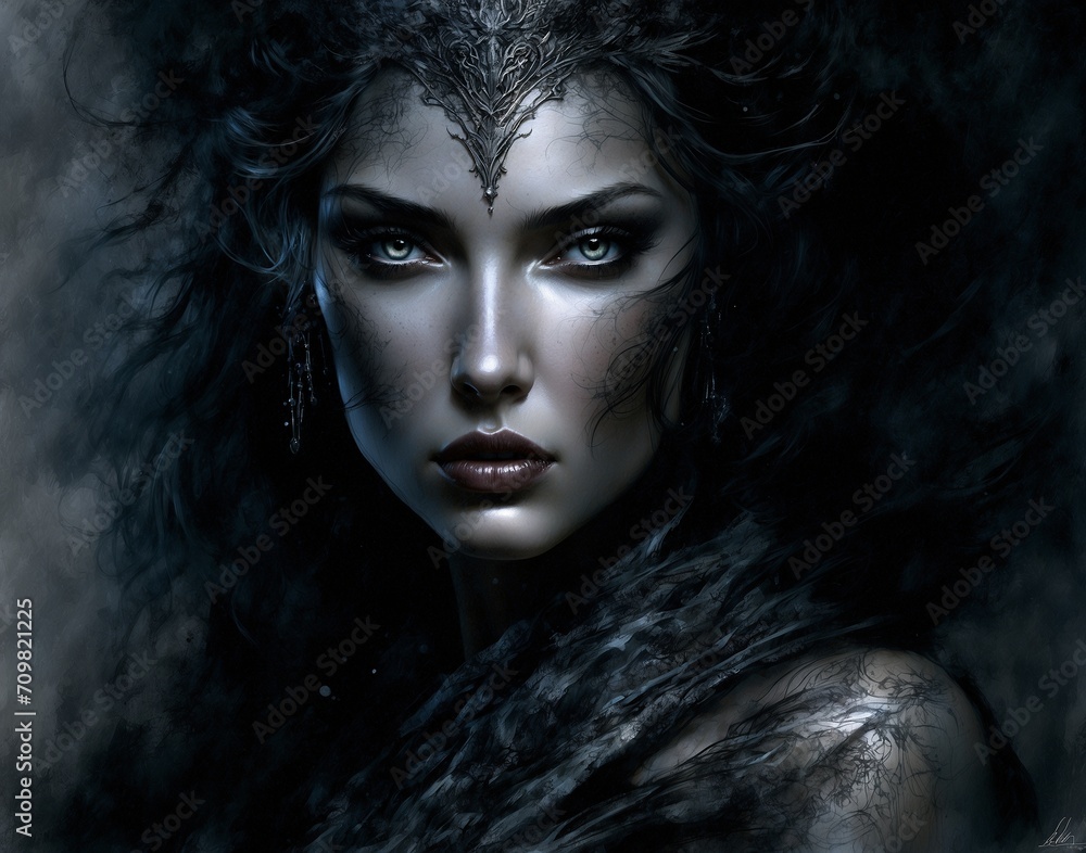 portrait of a woman with makeup portrait of a woman with makeup