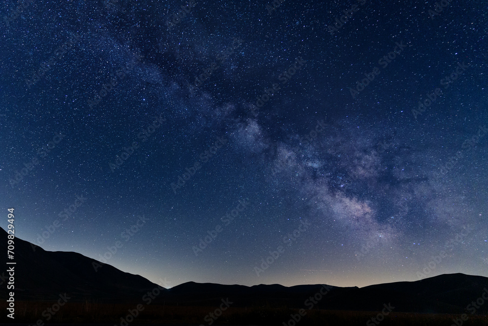 Via Lattea da Castelluccio di Norcia