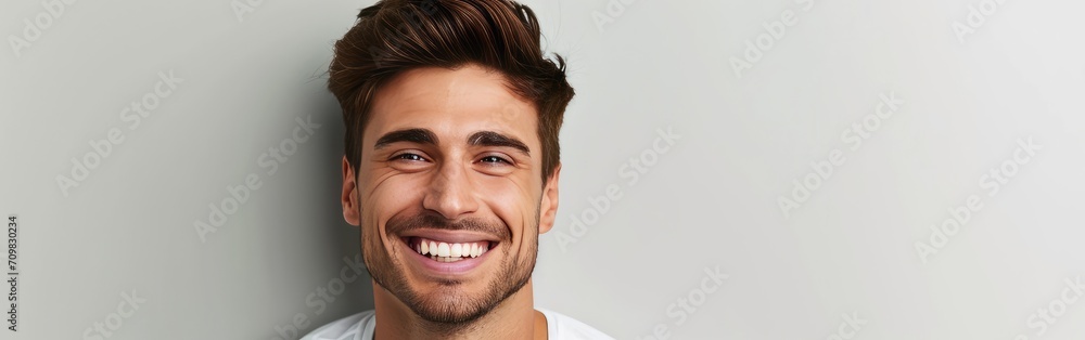 Smiling Man With Goatee and Beard Smiling Man With Goatee and Beard