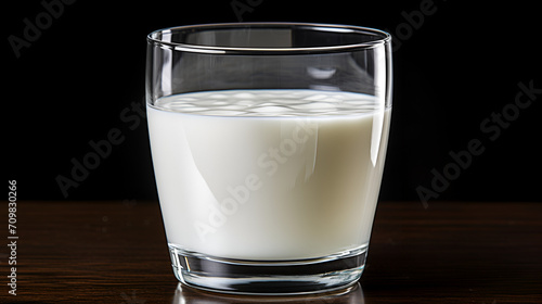 fresh milk in cilinder glass  photo