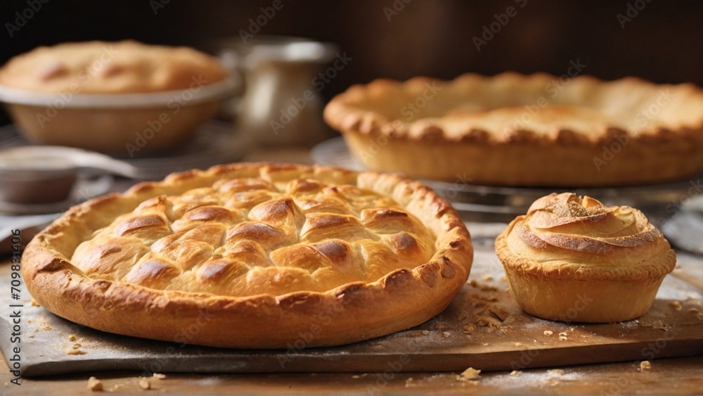 Explore the world of crusts in baked goods. From flaky pie crusts to
