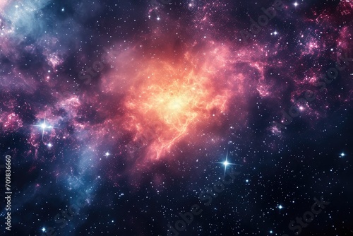Incredible galaxy background