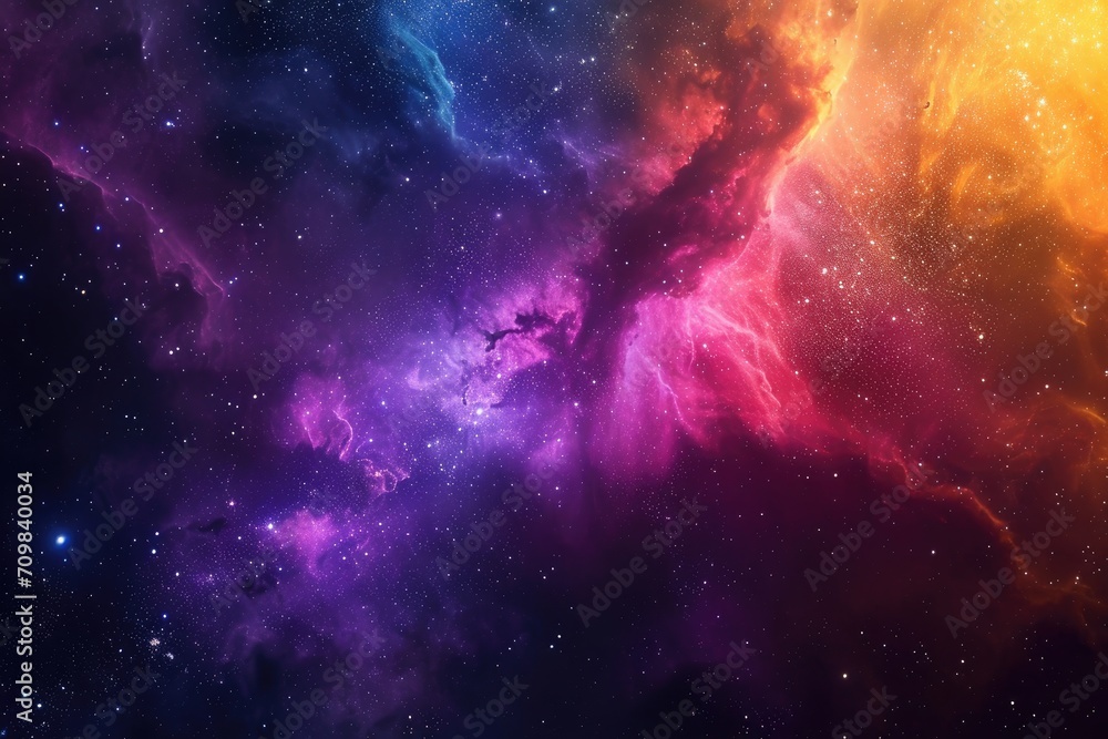 Marvelous galaxy background