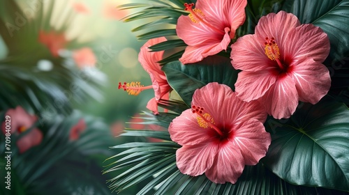 Watercolor images of flowers and leaves can be used as backgrounds for summer holidays, wedding invitations, and birthday parties.