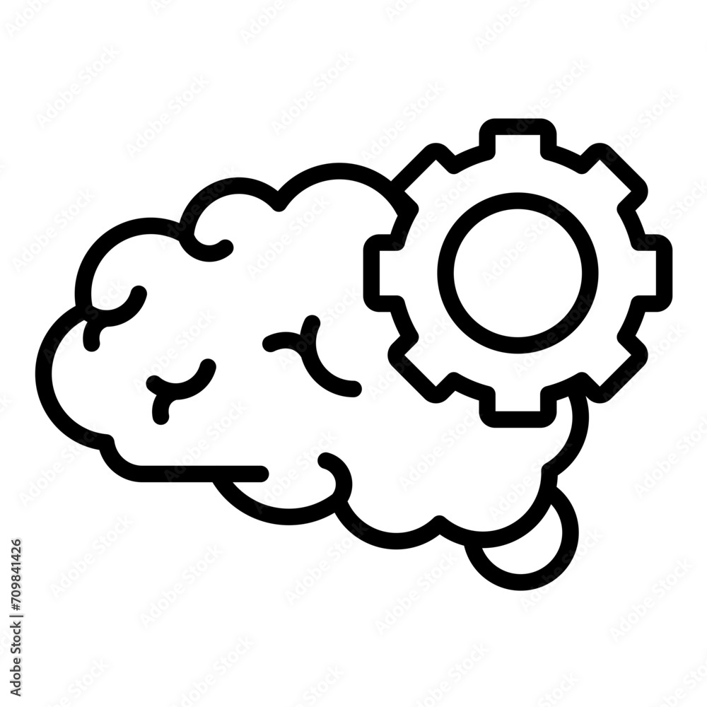 Technical Thinking icon vector image. Can be used for Design. Technical Thinking icon vector image. Can be used for Design.