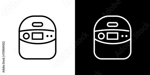シンプルな炊飯器アイコン