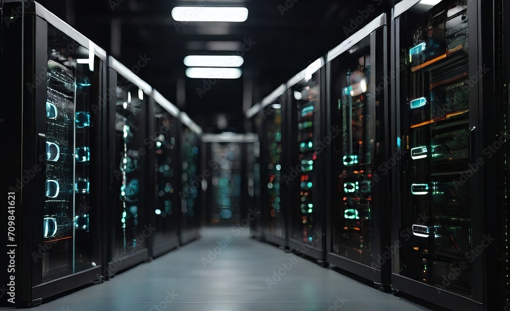 Modern Data Technology Center Server Rac