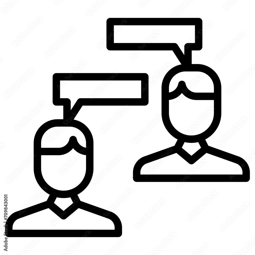 Communication icon vector image. Can be used for Public Relations Agency. Communication icon vector image. Can be used for Public Relations Agency.
