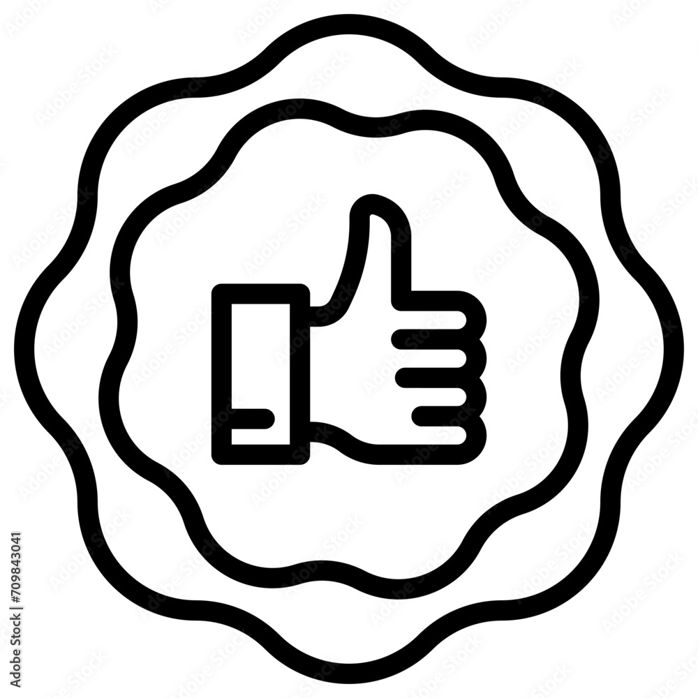 Endorsement icon vector image. Can be used for Public Relations Agency. Endorsement icon vector image. Can be used for Public Relations Agency.