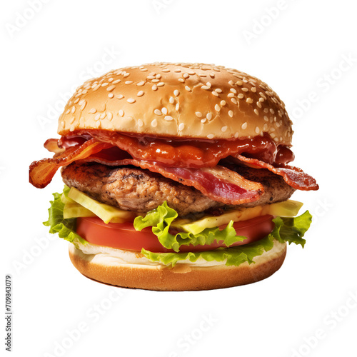 delicious tasty hamburger