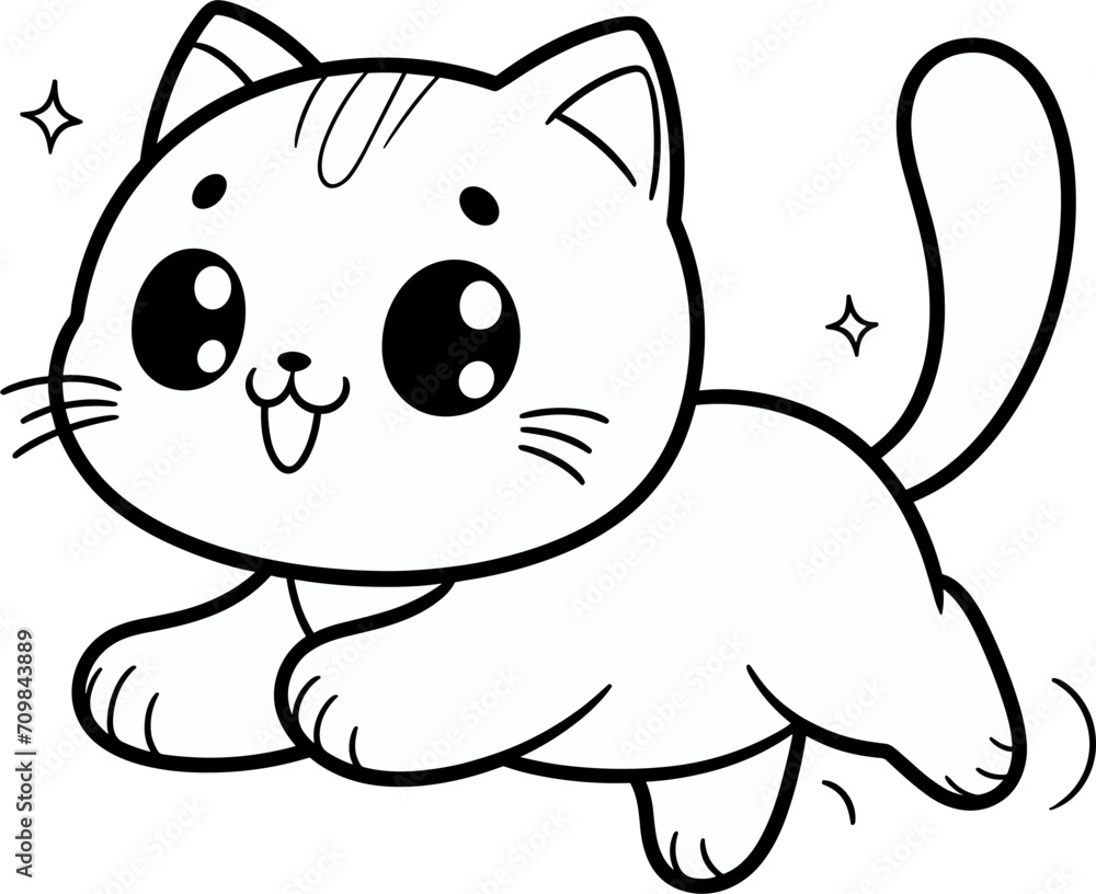Cute Cat Illustration: High-Quality Design Elements for Your Creative Projects Cute Cat Illustration: High-Quality Design Elements for Your Creative Projects