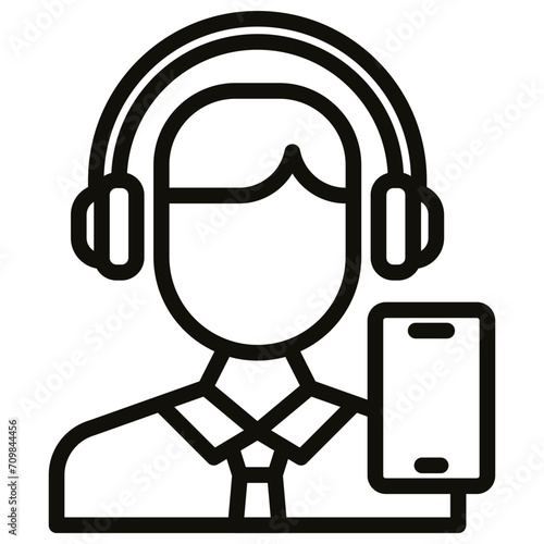 Gen Z Male icon vector image. Can be used for New Media.