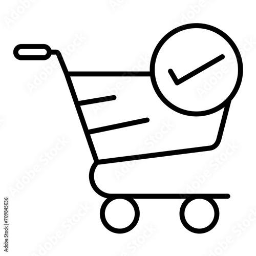 Checkout icon vector image. Can be used for Web Store.