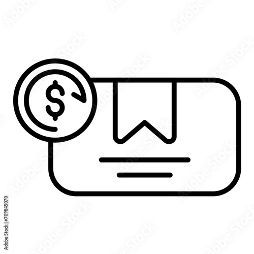 Refund icon vector image. Can be used for Web Store.