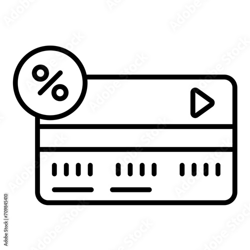 Credit Card Installment icon vector image. Can be used for Web Store.